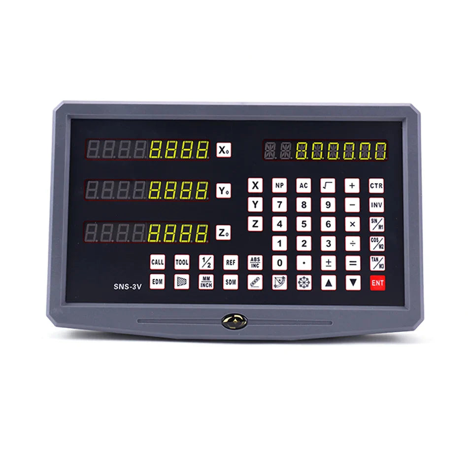 SNS-2V/3V 2-3 Axis DRO Digital Readout — TTL Signal Display for Lathe, Milling & CNC Boring Machines (80V-250V)