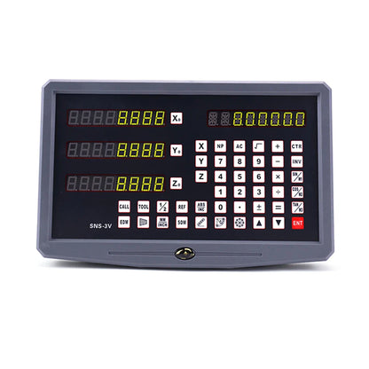 SNS-2V/3V 2-3 Axis DRO Digital Readout — TTL Signal Display for Lathe, Milling & CNC Boring Machines (80V-250V)