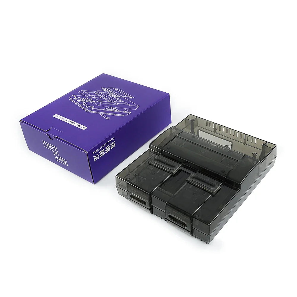 SNES Transparent Replacement Shell Case — Super NES Console Accessory