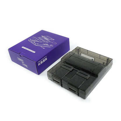 SNES Transparent Replacement Shell Case — Super NES Console Accessory