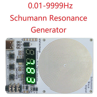 Schumann Resonance Generator - Earth Frequency Signal Booster with 14.3Hz to 33.8Hz Antenna Support