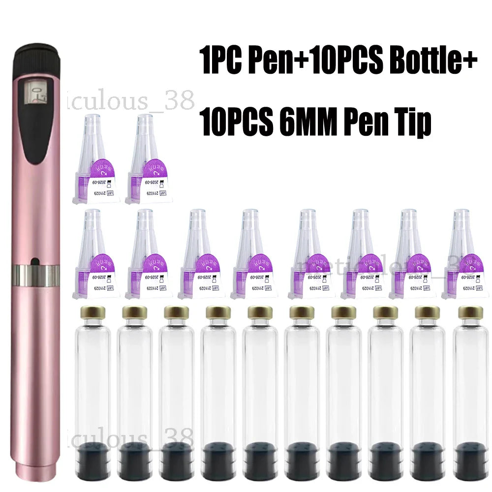 Magic Pen Tattoo Kit – 3ml Empty Cartridge Bottles with Individual Packaging for Medical Aesthetics & Lilly Insulin Pen