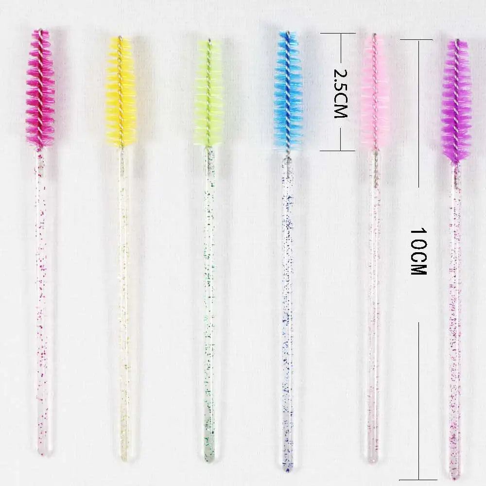Eyelash Extension Disposable Eyebrow Brush Set - Mascara Wand Applicator Spoolers for Eye Lashes, Cosmetic Makeup Tools