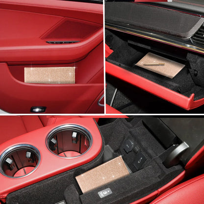 Car Registration & Insurance Card Holder — Vehicle License Document Organizer for Glove Box Compartment