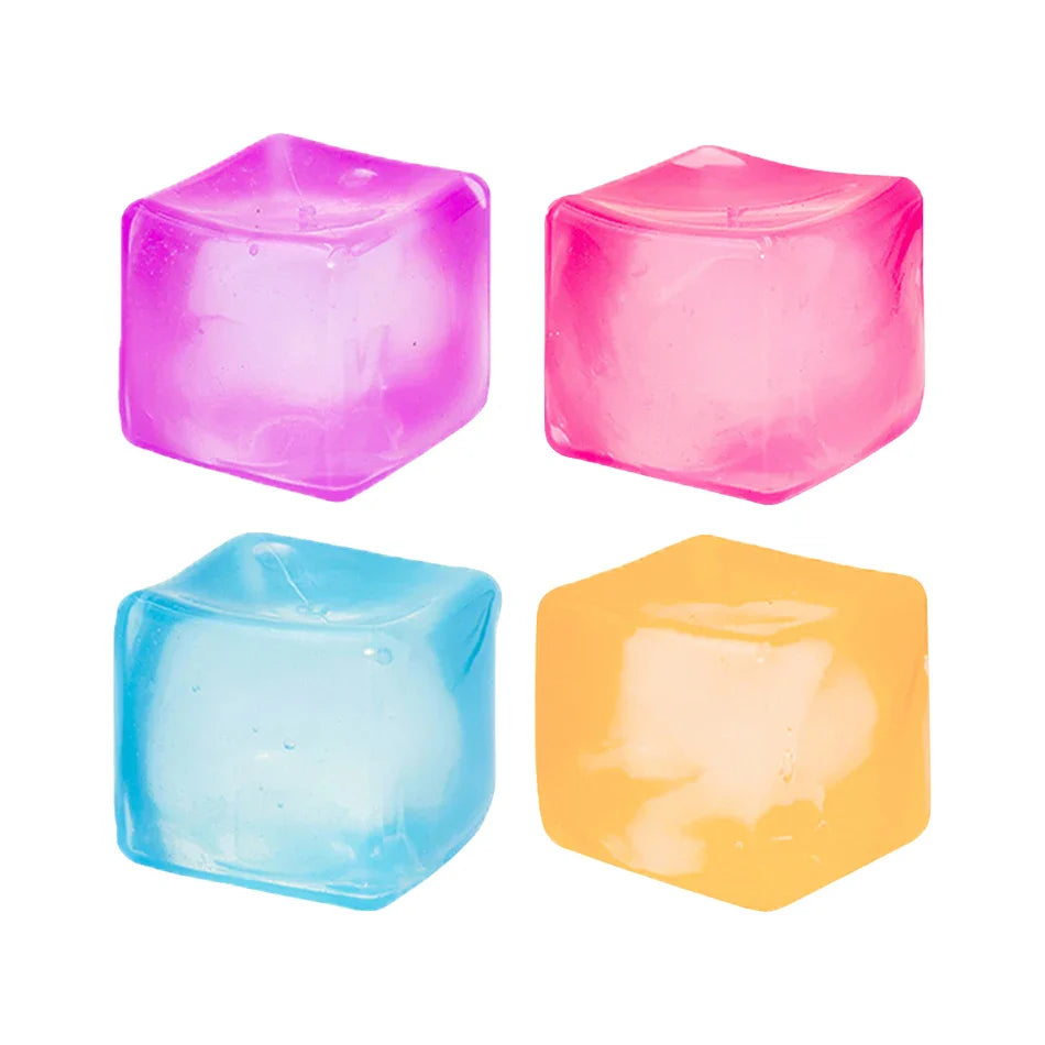 NeeDoh Nice Cube Sensory Fidget Toy – Stress Relief Anxiety Cube, ADHD Focus Calming Desk Gadget for Kids & Adults