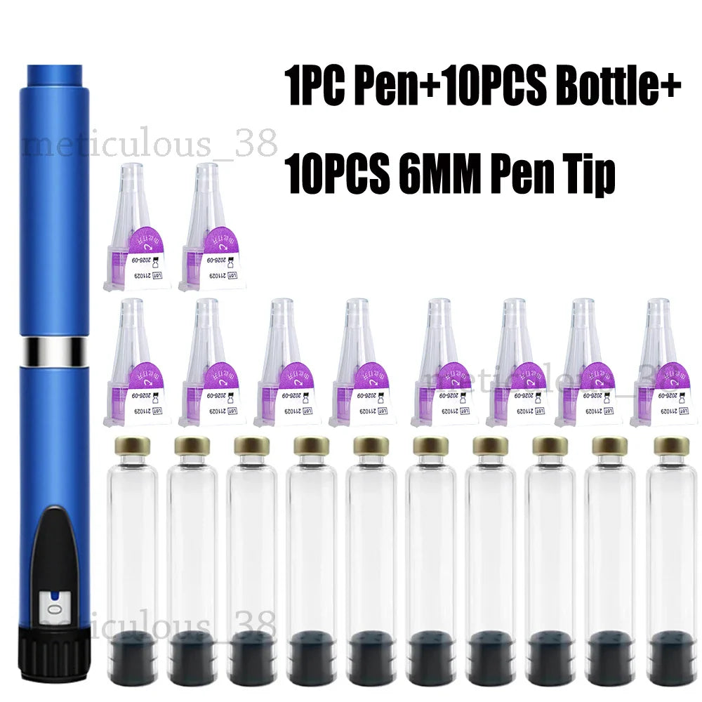 Magic Pen Tattoo Kit – 3ml Empty Cartridge Bottles with Individual Packaging for Medical Aesthetics & Lilly Insulin Pen