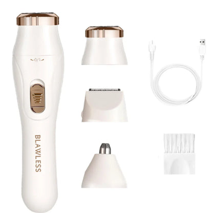 Electric Shaver for Women – Portable Painless Bikini, Facial & Body Trimmer for Underarms and Legs