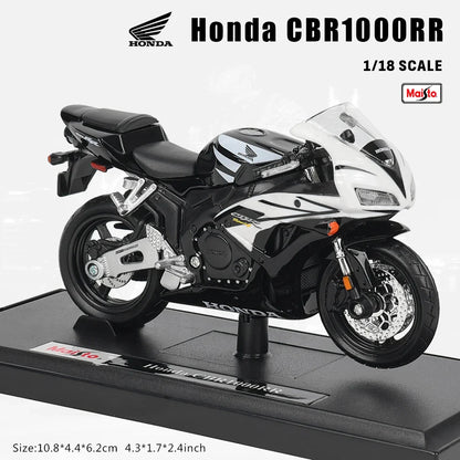Maisto 1:18 Alloy Motorcycle Model – Yamaha MT-07/MT-10, Ducati, Kawasaki, KTM, Suzuki, BMW