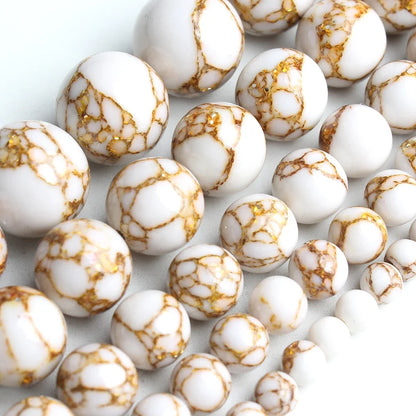 Natural Flame Stone Beads - Yooperlite & Fire Sodalite Loose Spacer Beads for DIY Bracelets and Necklaces