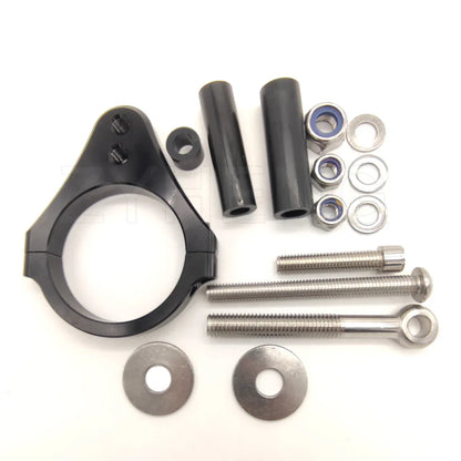 KuKirin G2 Max Scooter Steering Damper Stabilizer Mount Bracket – Aluminum & Steel Electric Scooter Modification Accessory