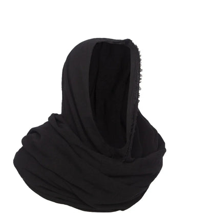 UUGOOX Vintage Pirate Scarf - Medieval Hood Cloak for Halloween Cosplay, Middle Ages Shoulder Cowl