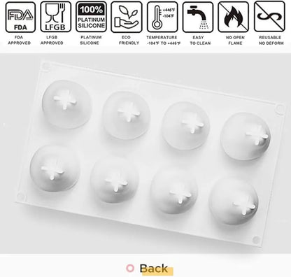 Fruit Series Silicone Cake Mold — Mango & Pear Shapes for Mousse, Dessert Baking, Non-Stick & Easy-Clean French Cake Decoration
