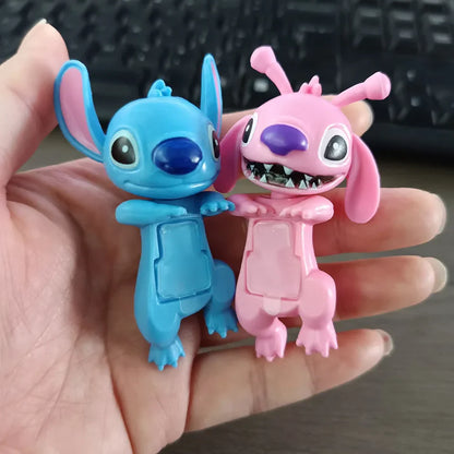 Stitch Lie Prone Series Toy Box — Cute Car Phone Decoration & Sonni Angel Gift for Kids' Birthday