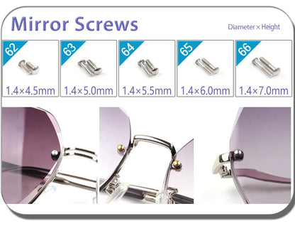 Eyeglass & Sunglass Repair Kit | Mini Screwdriver, Screws, Nuts, Nose Pads & Optical Tool Set