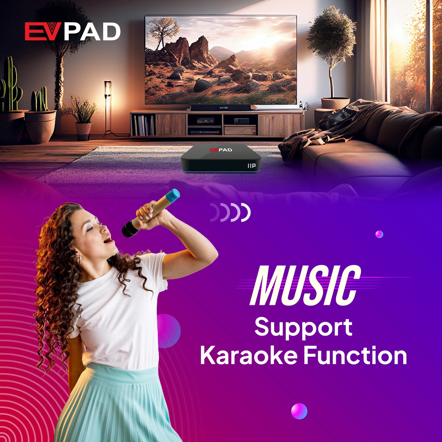 [Genuine] Evpad 11P 2025 Android TV Box – 4G/64G Set Top Box, Popular in Korea, Japan, USA, Singapore & More