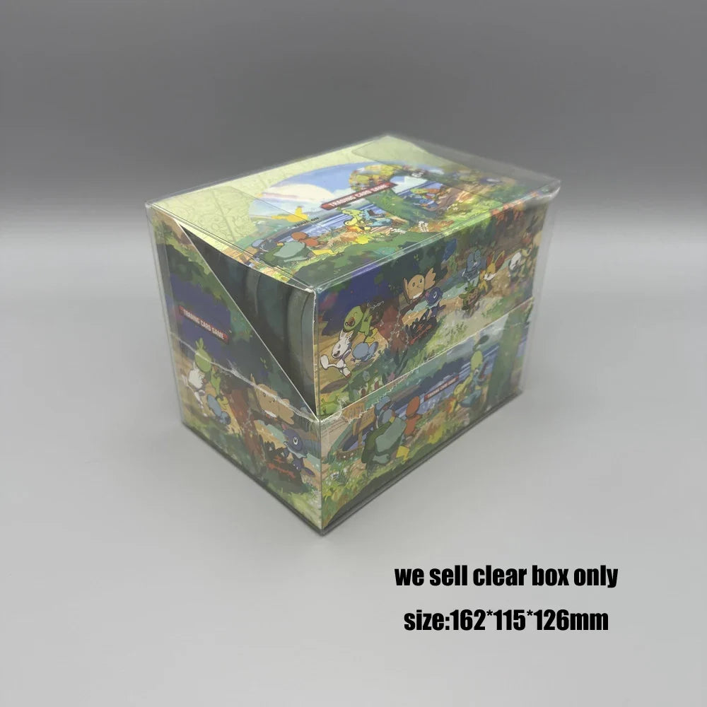 Transparent PET Storage Case - Protective Display Box for Pokémon TCG 25th Celebration Mini Tin Collection