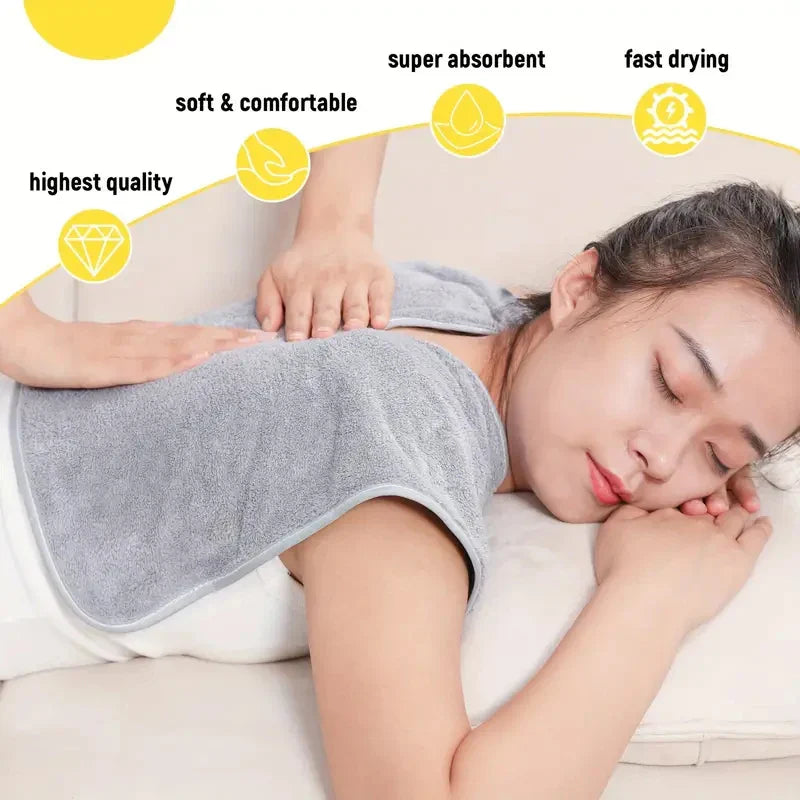 U-Shape Microfiber Towel — Salon Spa Facial & Neck Treatment Cosmetic Accessory