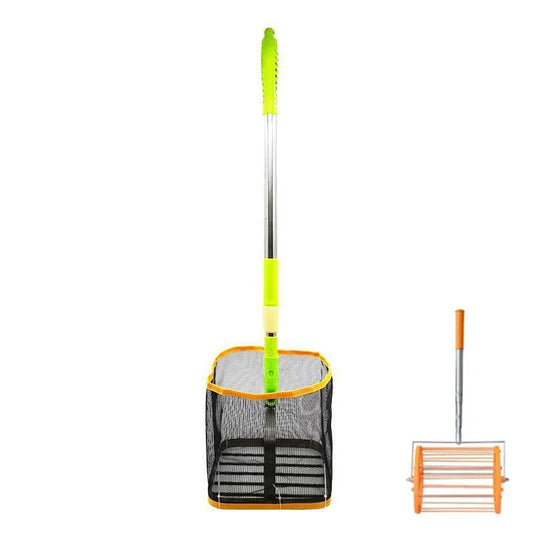 Portable Pickleball & Table Tennis Ball Picker – Extendable Retriever Scoop with Roller for Multi-Ball Training and Easy Collection Tool