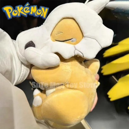 Pokémon Sleep Series Plush Toy - Chikorita Slowpoke Cubone Stuffed Animal Doll Pillow Gift for Anime Fans