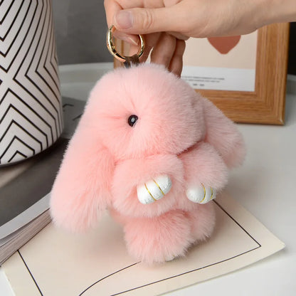 Cute Rabbit Decorative Keychain – Fashionable Jewelry Accessory for Daily Travel & Dressing