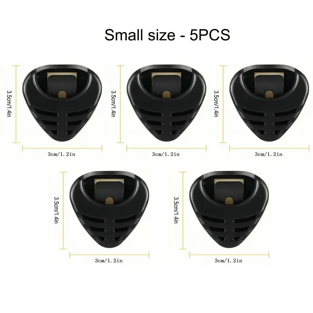 1/5/10pcs Guitar Pick Holder – Self-Adhesive Triangle Plectrum Case, Quick Storage Organizer
