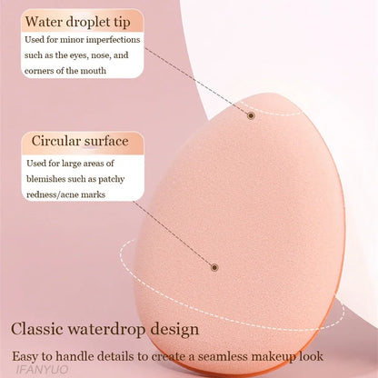 3/10PCS Mini Cosmetic Cushion Puffs – Professional Finger Puffs for Foundation & Concealer Makeup