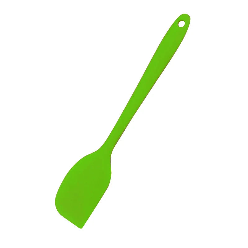 Heat Resistant Silicone Spoon Spatula with Integrated Handle – Cake Cream Scraper & Baking Knife Kitchen Tool