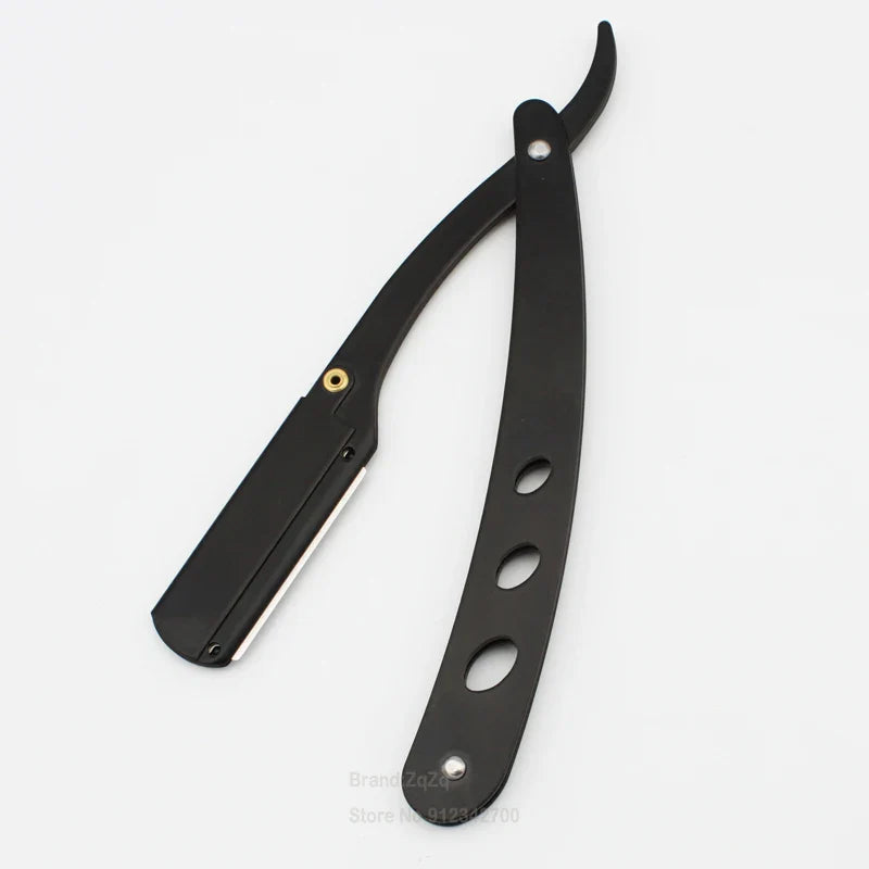 ZqZq 10 Shaving Blades – Straight Edge Razor for Haircut, Beard, Eyebrow Shaving & Manual Depilation