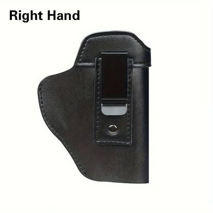 IWB Cowhide Concealed Gun Holster – Inner Belt for Glock 17/19/43, S&W M&P, P220/P226/P229, XD/XDS, Hunting