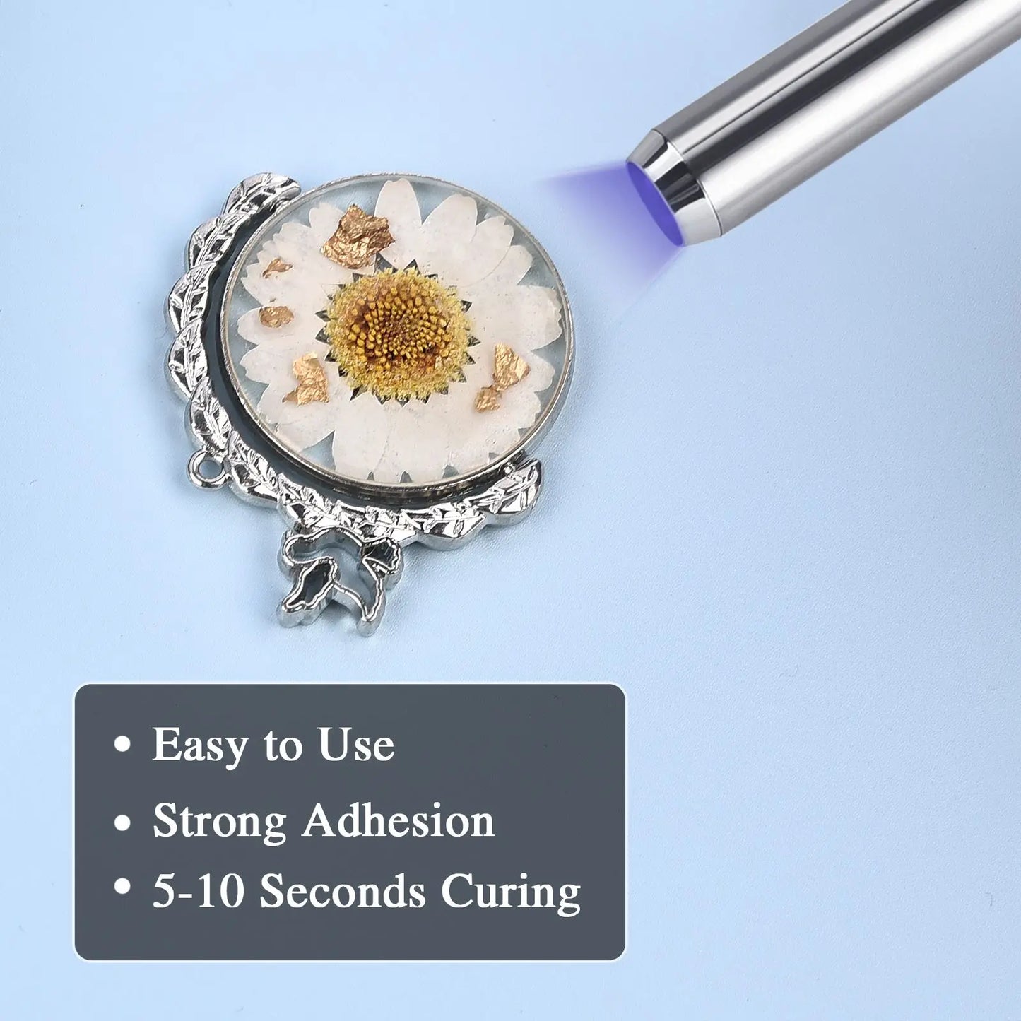 UV Bonding & Welding Glue Kit - Quick-Drying Super Bonding UV Glue for Glass, Metal, Wood DIY Craft & Decor