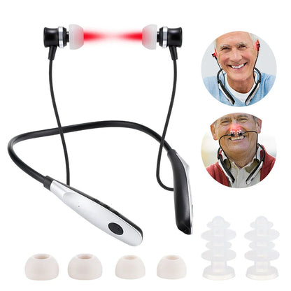 Portable Nasal and Ear Canal Laser Irradiator – Rechargeable 650nm Neck-Hanging Laser for Tinnitus Reduction