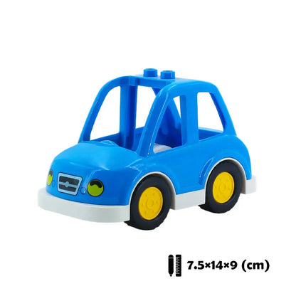 New Large Building Blocks Toys – Cartoon Princess Carriage, Car & Airplane Vehicle Models, Big Bricks Gift for Kids