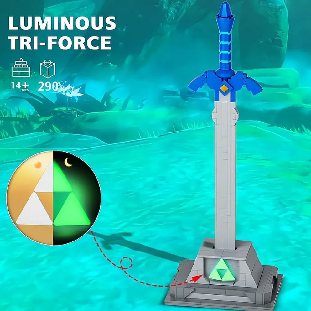 Master Sword Creative Building Block Set – 290PCS Desktop Assembly Bricks Toy Kit