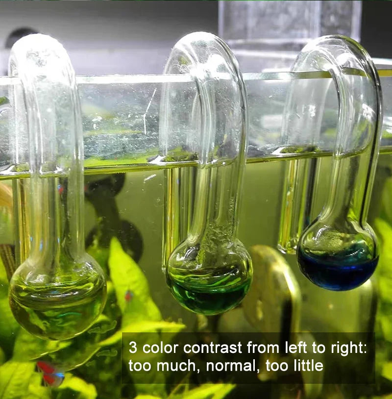 Aquarium CO2 Indicator Solution – Liquid Drop Checker for Monitoring CO2 Concentration in Plants & Fish Tank