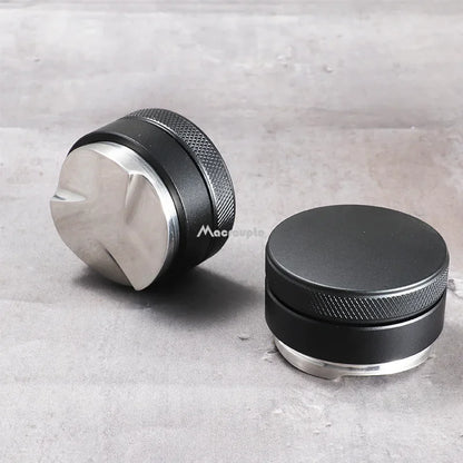 Coffee Distributor Espresso Leveler — Adjustable Palm Tamper with 3 Angled Slopes for 51/53/58mm Portafilters