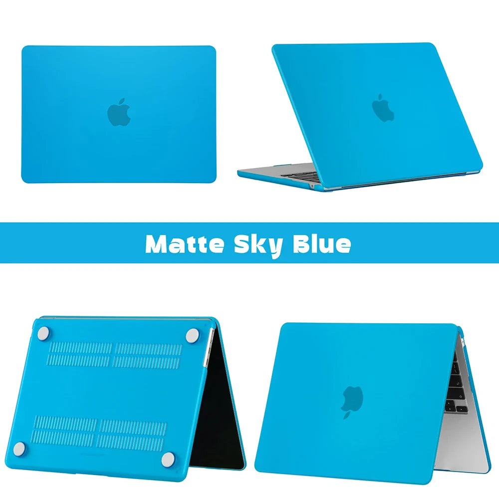 MacBook Air 13 Case - Compatible with MacBook Air M1, M2 (2023), Air 15, Pro 14 M3 (2023), and Pro 16 Cover - Laptop Accessories