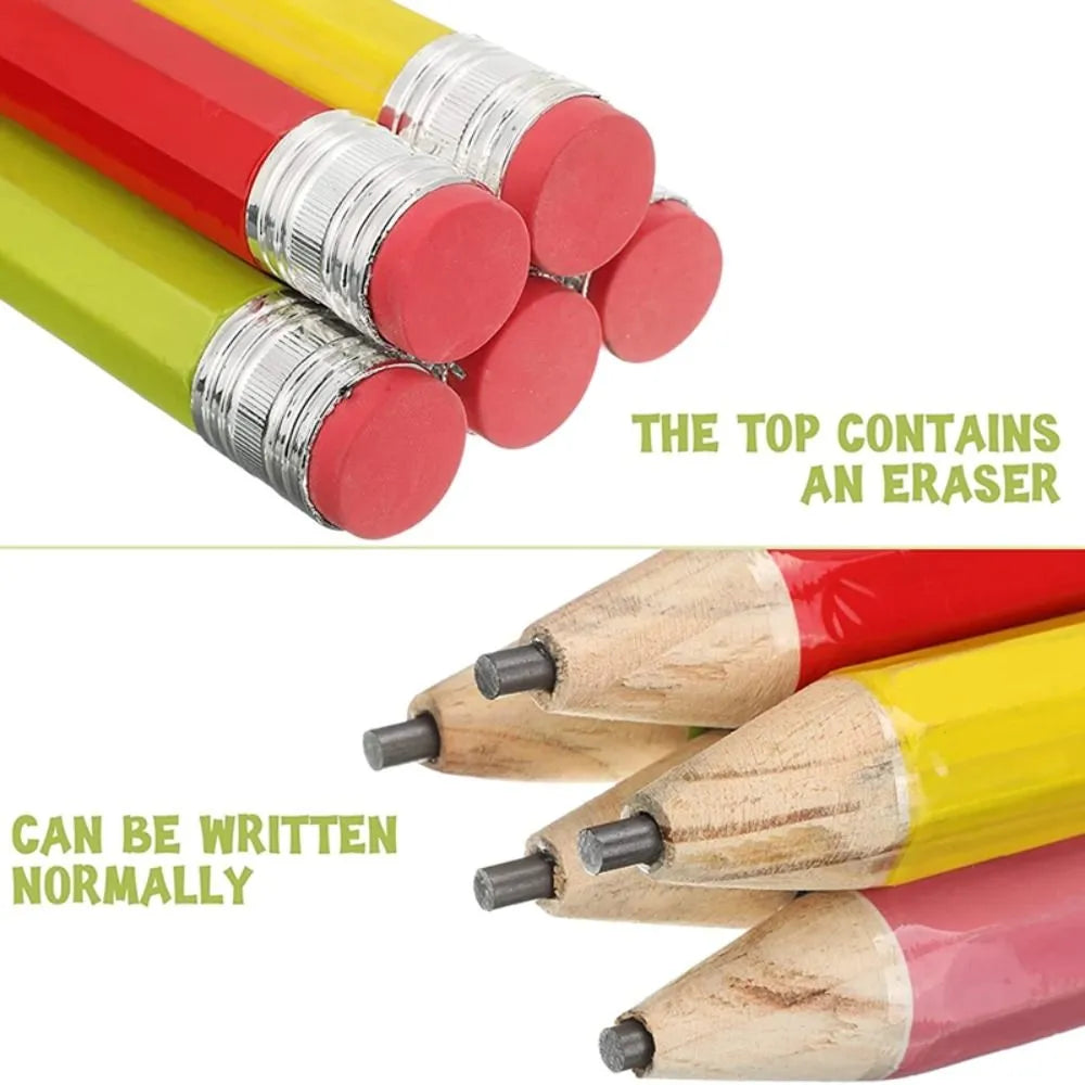35cm Giant Pencil for Painter, Artist, Student - Large Wood Pencil with Eraser - Novelty Toy School Office Supplies Gift