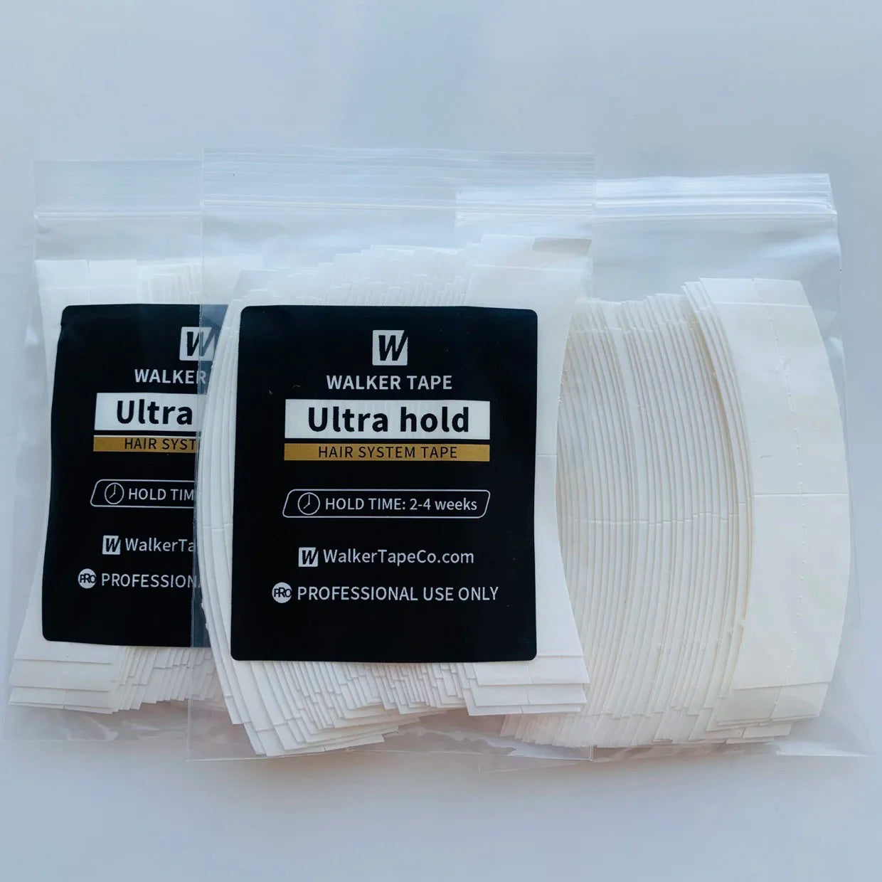 36pcs Curved Double-Sided Walker Tape — Ultra Hold Hair System Bonding Tape for Lace Systems & Men’s Toupees