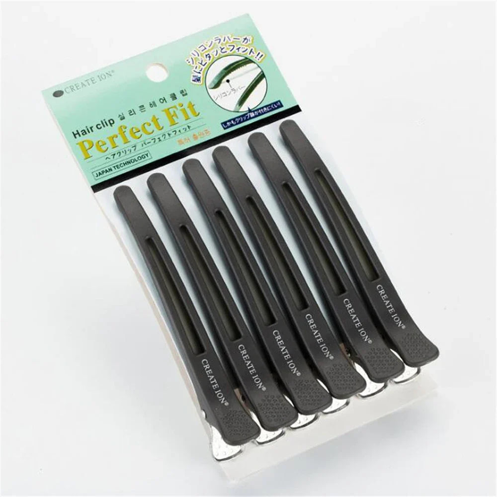 5/6PCS Alligator Hair Clips – Hairdressing Clamps & Crocodile Section Clips for Salon Styling and Barber Use