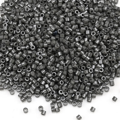 1000Pcs 1.6x1.3mm Japan Glass Seed Beads 11/0 – Cylindrical Loose Beads for DIY Statement Jewelry Making (5g Pack)