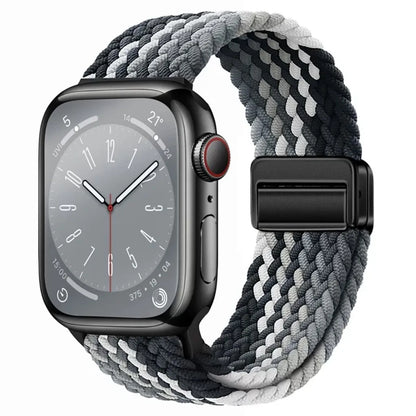 Nylon Braided Apple Watch Band - Durable Replacement Strap for Series 10/9/8/7/6/5/3 SE Ultra 49mm to 38mm