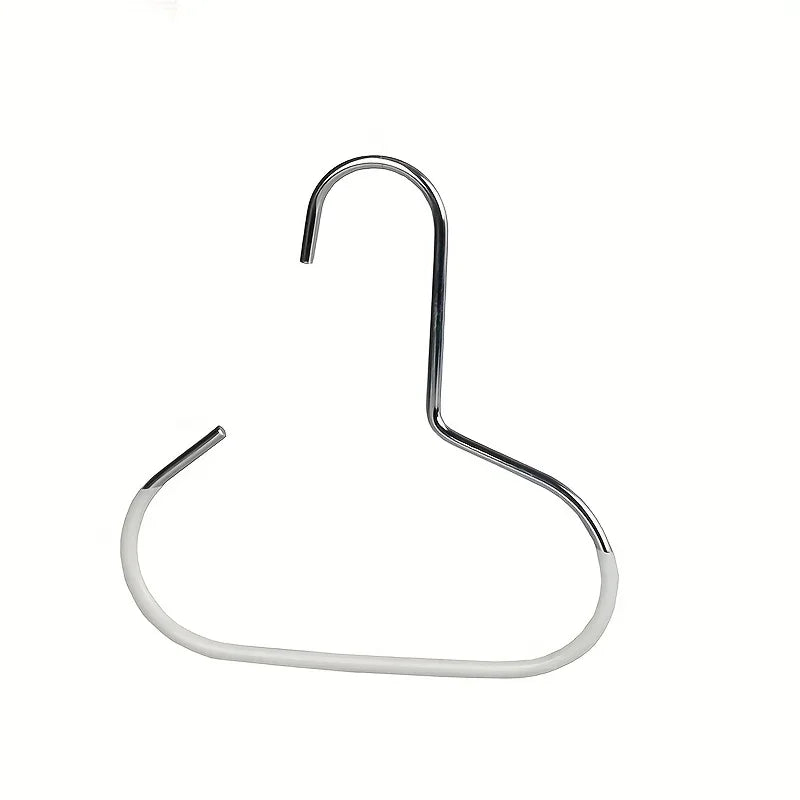 5PCS Manganese Steel Round Hooks — Strong Multi-Purpose Hangers for Hats, Ties, Scarves & Bags