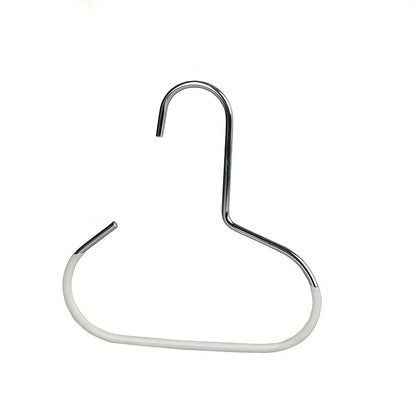 5PCS Manganese Steel Round Hooks — Strong Multi-Purpose Hangers for Hats, Ties, Scarves & Bags