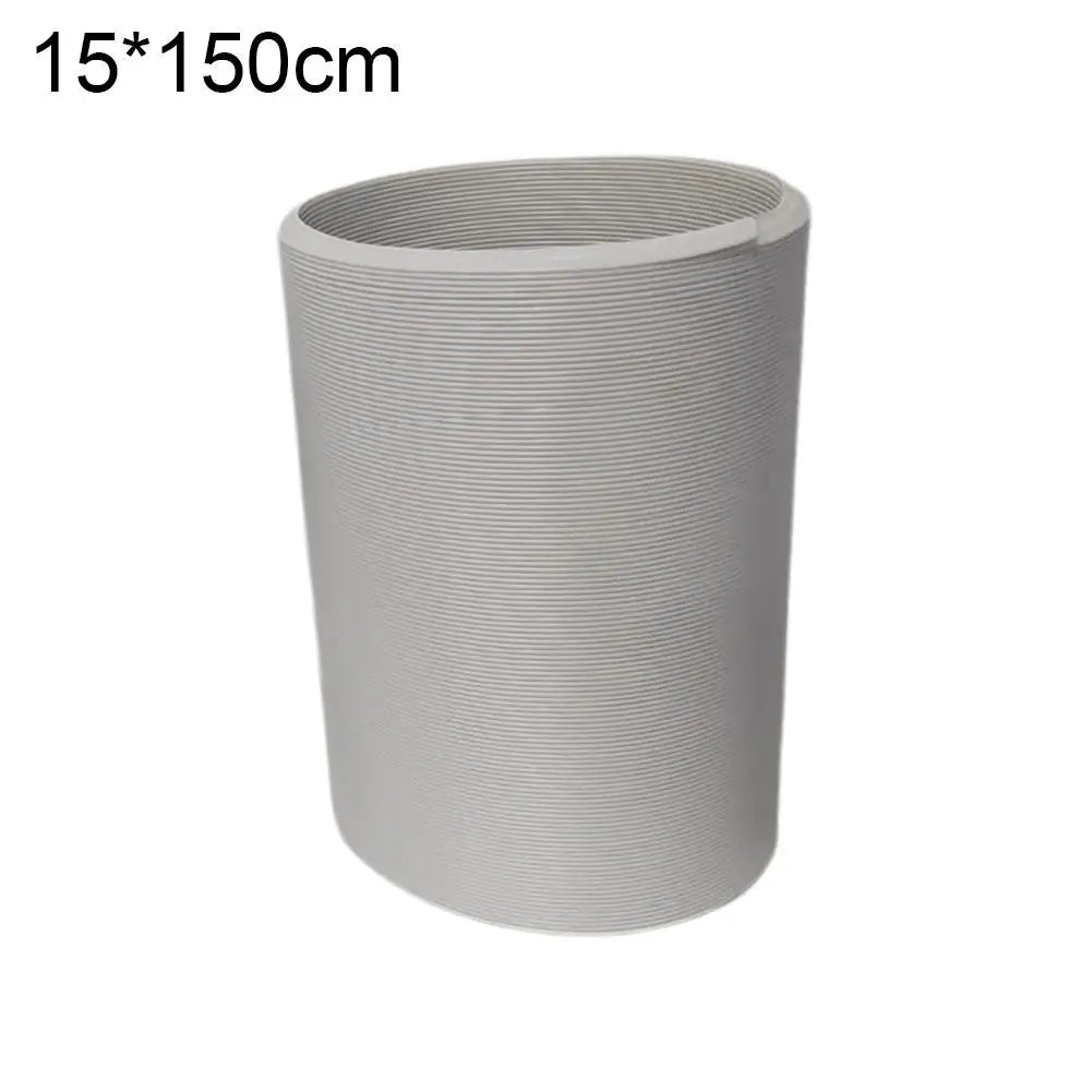 1–2PCS 1.5M Portable Air Conditioner Exhaust Hose Flat Mouth Window Duct Pipe Connector Universal AC Ventilation Accessories Kit