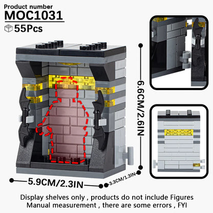 MOOXI Movie Series MOC BrickHeadz Building Blocks Set – DIY Educational Toy for Kids