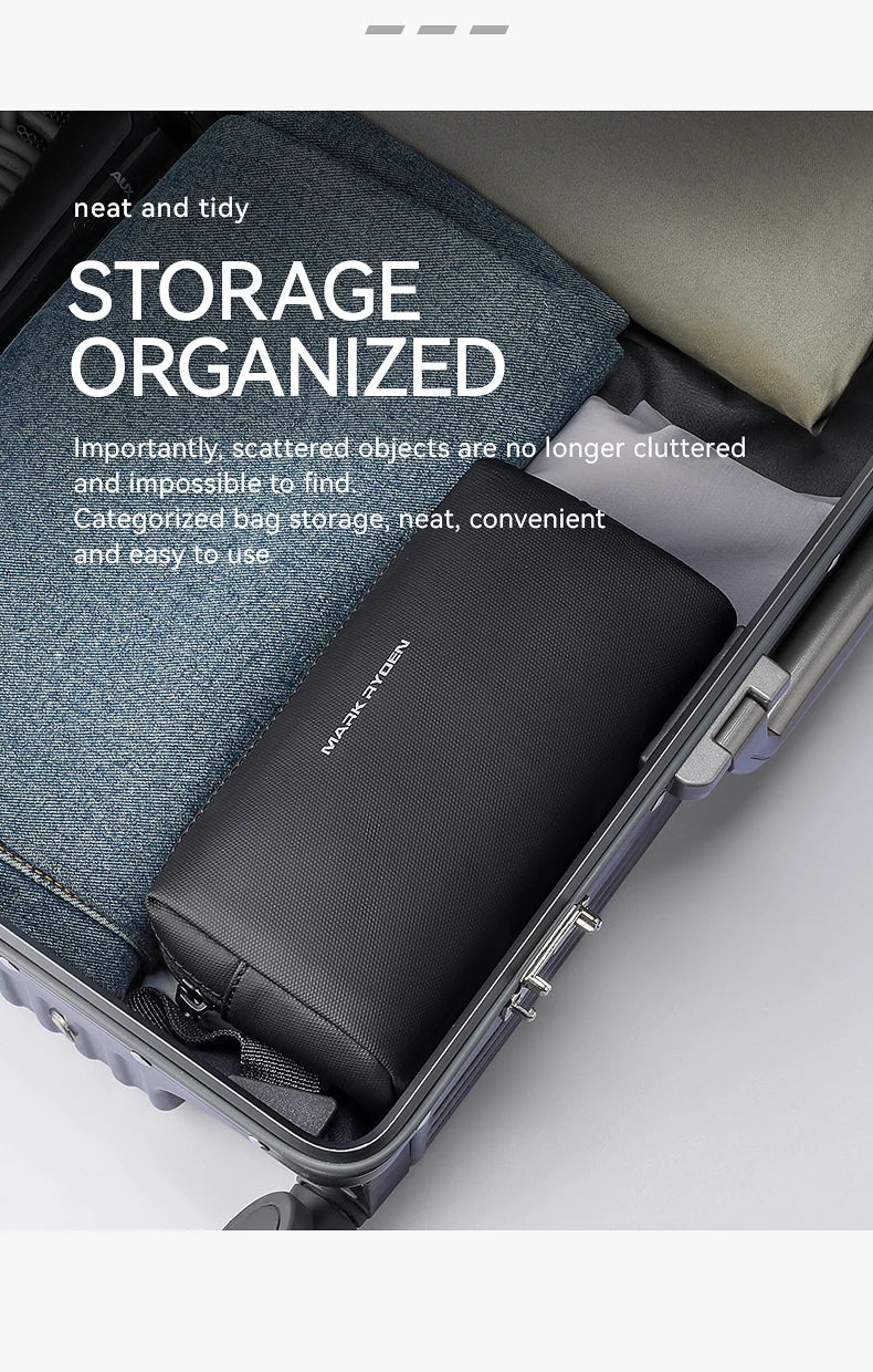 MarkRyden Portable Large Capacity Travel Toiletries Bag – Durable & Spacious Organizer