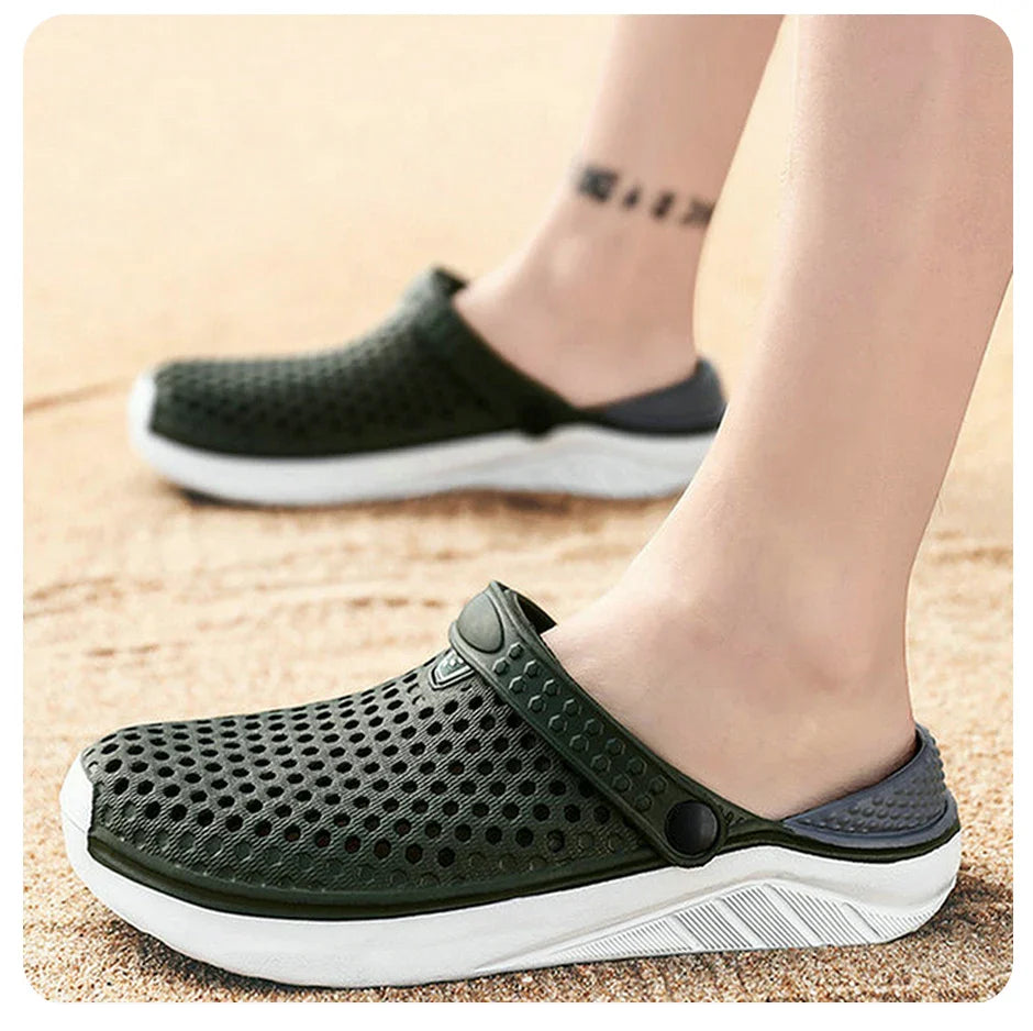 Unisex Beach Sandals – Lightweight Anti-Slip Thick Sole Slippers & Summer Flip-Flops for Men and Women