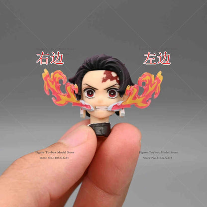 1/12 Scale Agatsuma Zenitsu Anime Figure – Orange Kimono Coat for 6" SHF Soldier Doll Accessories