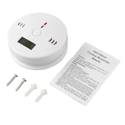 Independent Carbon Monoxide Alarm Detector with 85dB Alarm - High Sensitivity CO Sensor with LCD Photoelectric Display for Home and Hotel