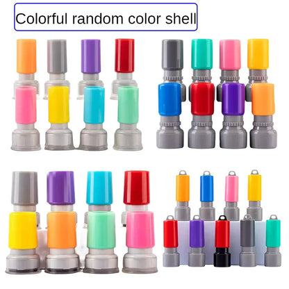 Custom QA/QC Name Ink Stamp – Personalized Self-Inking Calligraphy Signature Stamp for Teachers, Students & School Use